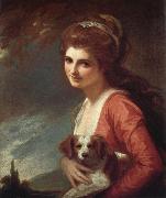 George Romney Lady hamilton as nature oil painting